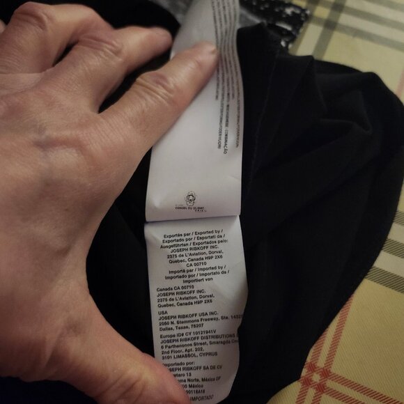 JOSEPH RIBKOFF Top Tank Tunic Layered Split Front 162804 NEW New with Tags Sz 8 - Picture 12 of 12